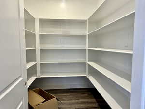 View of storage area