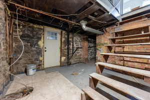 View of basement