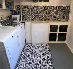 Laundry room featuring washer and dryer