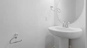 Bathroom with a sink