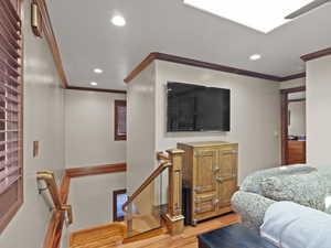 Stairs leading to downstairs