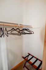 View of spacious closet