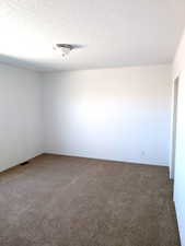 Master bedroom featuring with carpet
