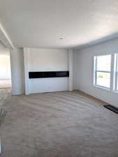 Front room featuring carpet flooring