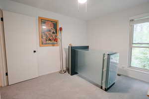 Unfurnished office featuring carpet floors