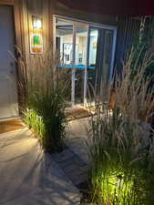 View of exterior entry