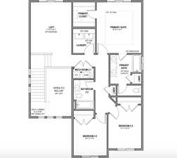 View of floor plan / room layout
