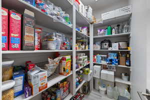 Large walk-in pantry