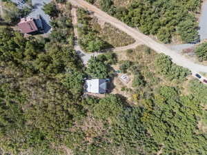Aerial overview of property's location