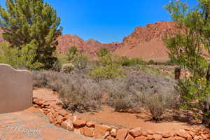 View of mountain background