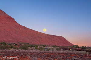 View of mountain background