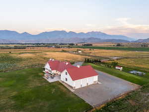 View of rural area featuring a mountain backdrop