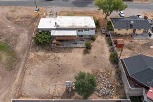 View from above of property