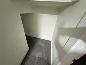 Storage under stairs