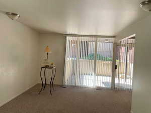 Dining area, floor to ceiling windows