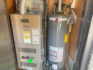 Each unit has their own dedicated HVAC and water heater