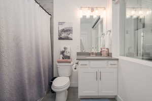 Full ensuite bathroom just off 2nd bedroom with a full tub/shower