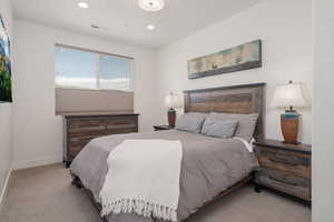 Master Bedroom with full ensuite bathroom and walk-in closet.