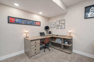 Large flex space for media room, living room, office space or games room