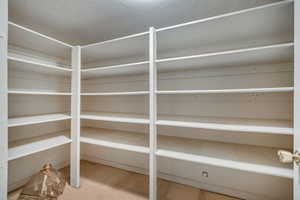 View of storage area