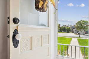 Detailed view of a residential view