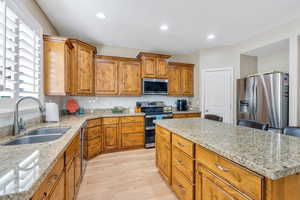 Kitchen view when entering from the back porch