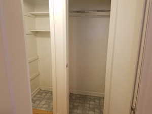 View of closet