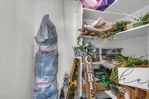 View of storage area