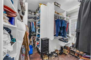 View of spacious closet