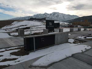 View of mountain background