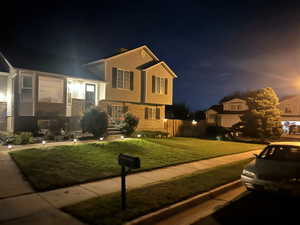 View of split level home