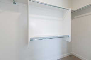 View of spacious closet