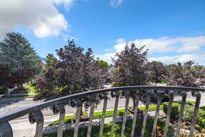 View off balcony in Primary bedroom