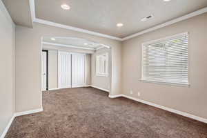 Large bedroom in basement