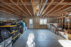 Misc room with concrete floors