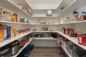 View of storage area