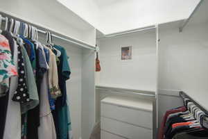 View of spacious closet