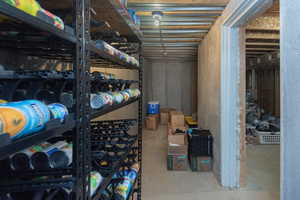 View of storage room