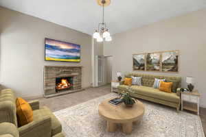 Staged Main Living Room
