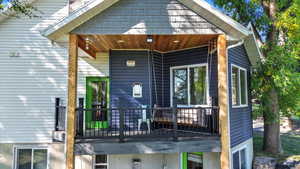 View of exterior entry