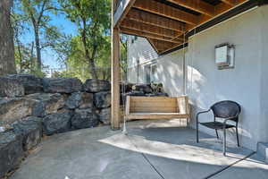 View of patio / terrace with grilling area