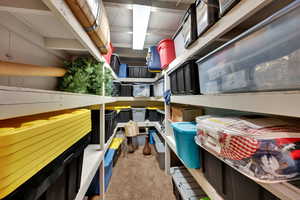 View of storage area