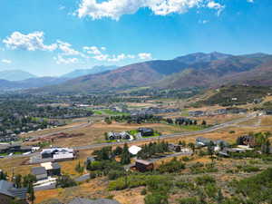 View of mountain background
