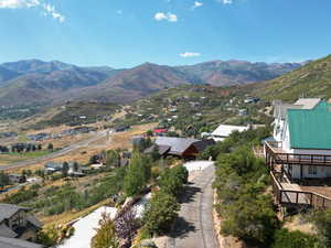 View of mountain backdrop