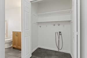 Laundry room featuring hook ups