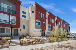 View of front facade with a residential view