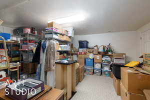 View of storage room