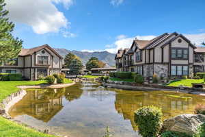 Water view featuring a mountainous background
