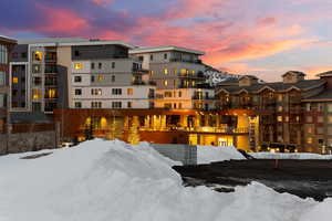 Snow covered property