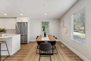 Room for a large dining table